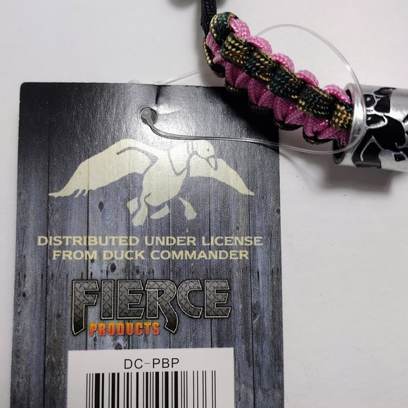 Duck Commander: Braided Bracelet Pink/Black/Brown Camo Adjustable Sliding Knots - Picture 8 of 11